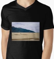 Wind surfing Alaska style Men's V-Neck T-Shirt