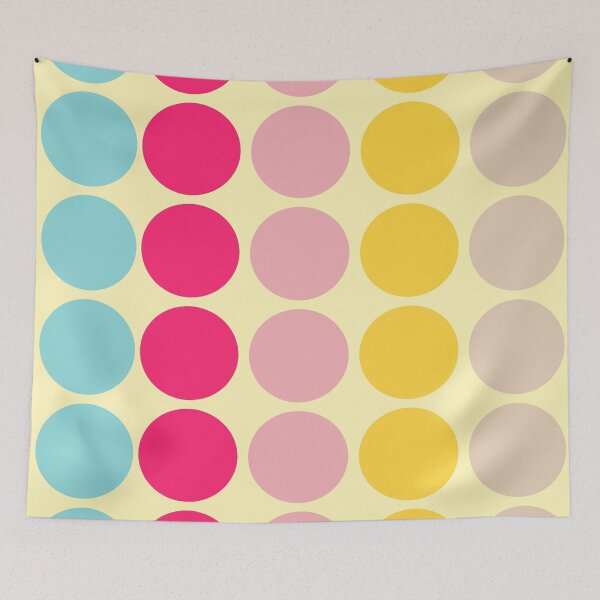 Item preview, Circles Pattern in Pastel Colors designed and sold by nisscreations.