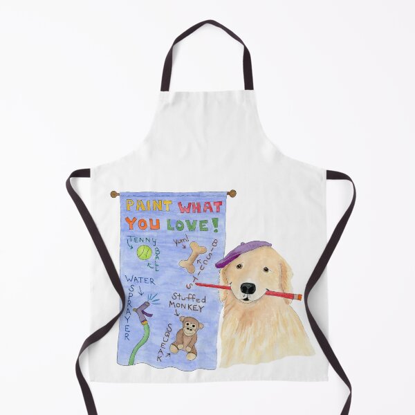 Item preview, Digger paints what he loves designed and sold by PawsInTheGarden.