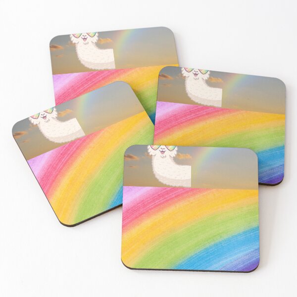 Item preview, LLAMA RAINBOW  designed and sold by DiscoVibes.