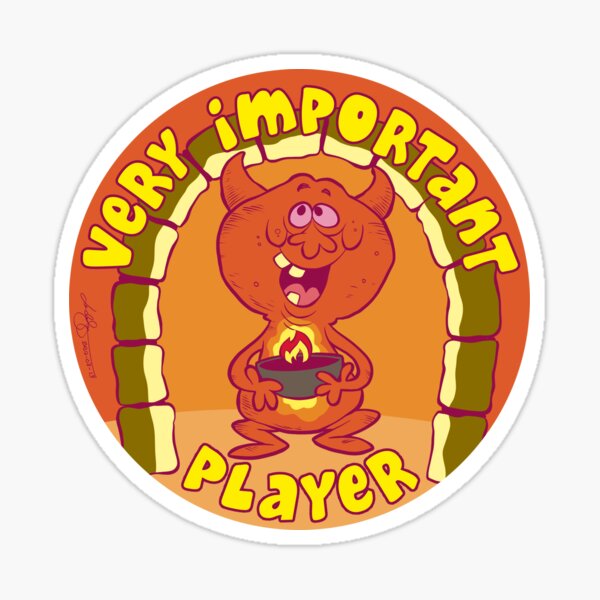 Motivational Monster: Very Important Player Sticker