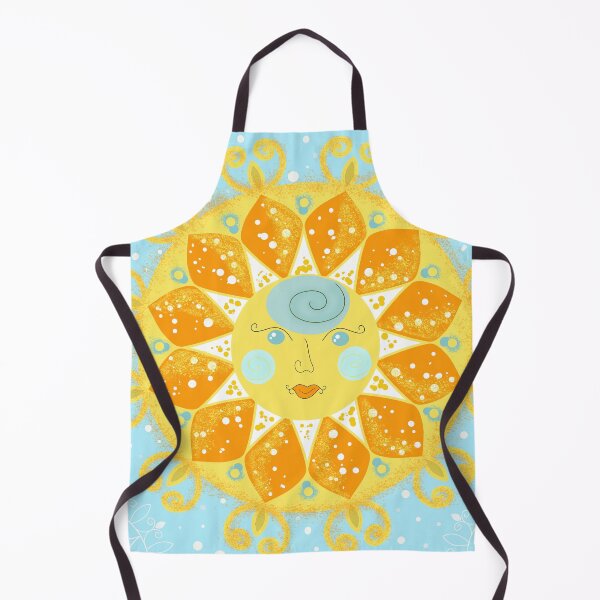 Item preview, Kawaii Cute Sun Face Mandala designed and sold by AleFairyland.