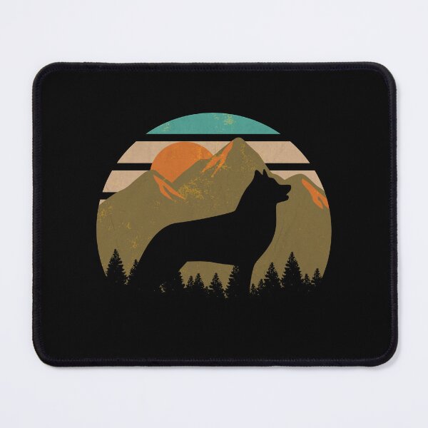 Item preview, Vintage Country Wilderness Sky Husky Dog Gift  designed and sold by Guarddogdrive.