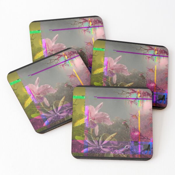 Item preview, Glitch orchids designed and sold by ArtInPi.