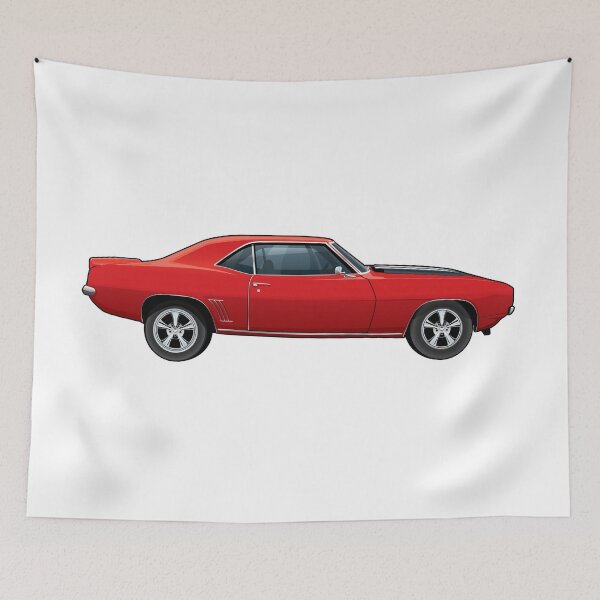 Item preview, 1960s Red Camero Side View designed and sold by Sabin Artworks.