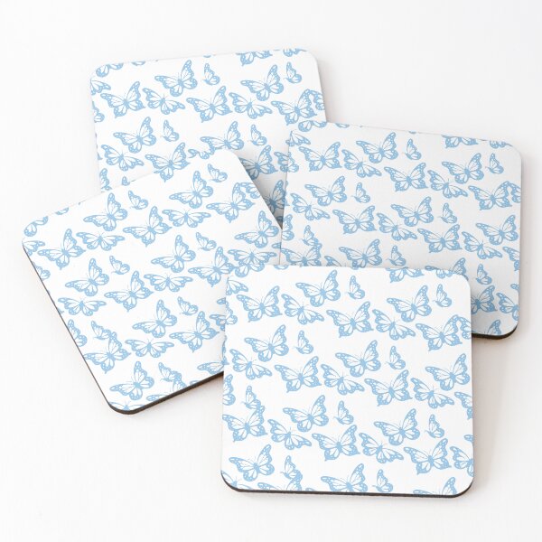 Item preview, Light Blue Butterfly Pattern designed and sold by Elestiae.