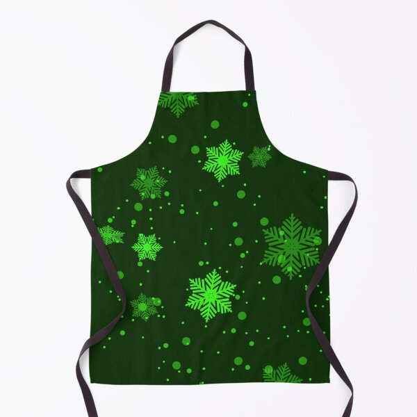 Item preview, Snowflakes Pattern neon Green designed and sold by AlfabetDesign.