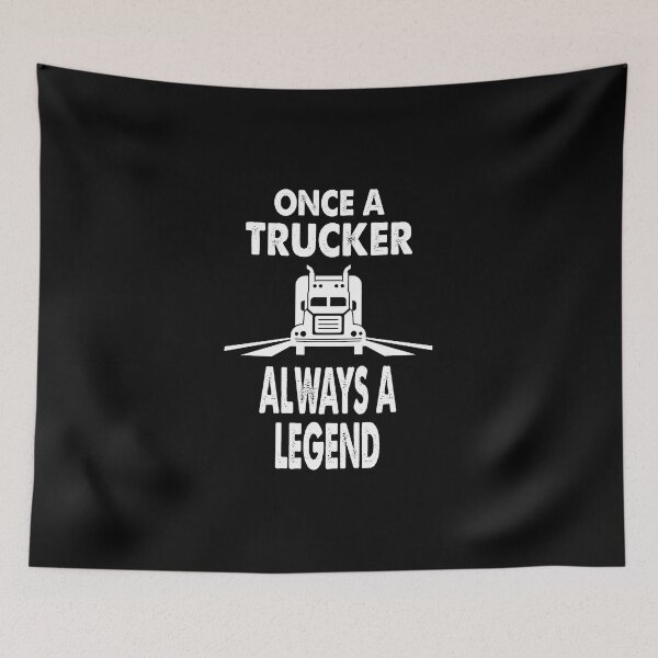 Item preview, Once a trucker always a legend designed and sold by pnkpopcorn.