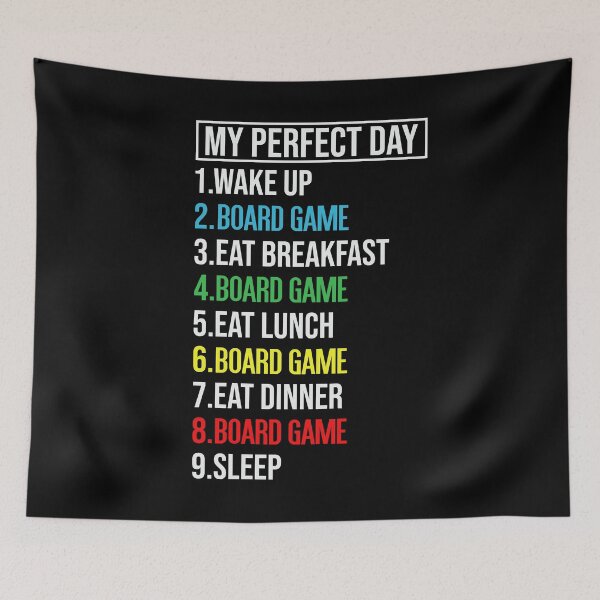 Item preview, My Perfect Day Board Game T-shirt Funny Cool the best Gift  designed and sold by El-kournafi.