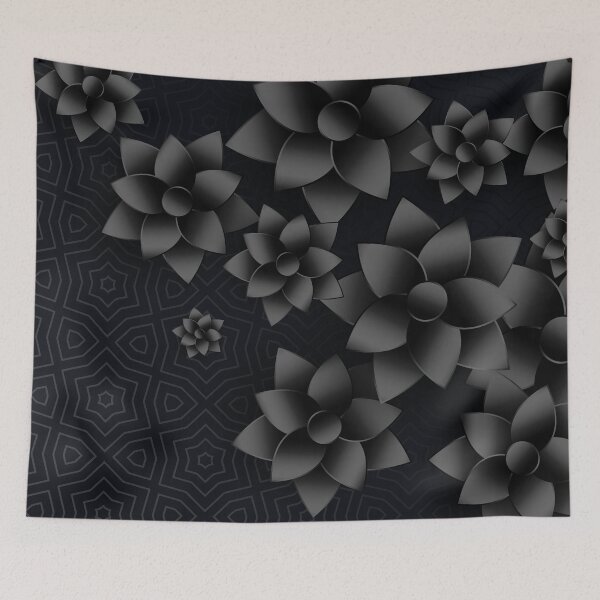 Item preview, Silver Flowers designed and sold by Divine Ease.