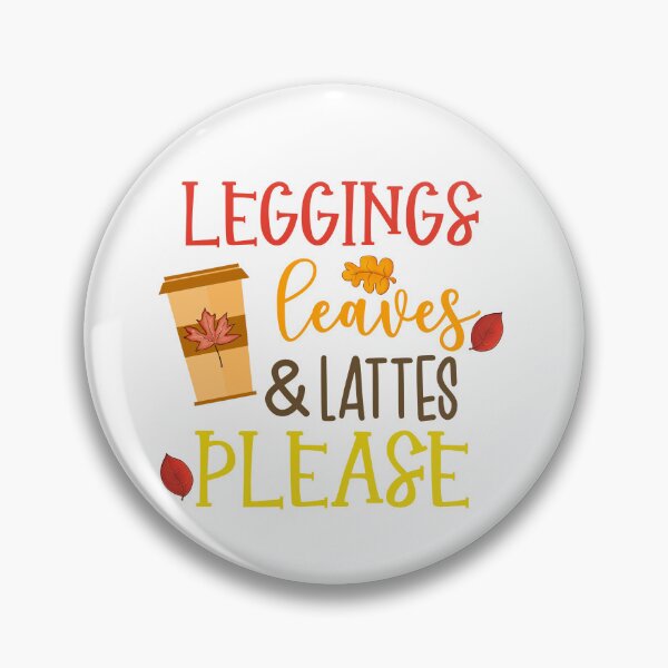 Item preview, Leggins Latte Leaves - Fall Thanksgiving Gifts designed and sold by younghopes.