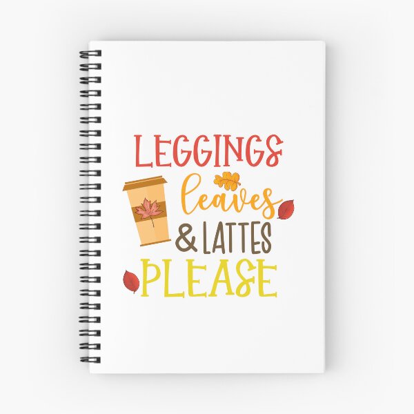 Item preview, Leggins Latte Leaves - Fall Thanksgiving Gifts designed and sold by younghopes.