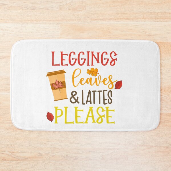 Item preview, Leggins Latte Leaves - Fall Thanksgiving Gifts designed and sold by younghopes.