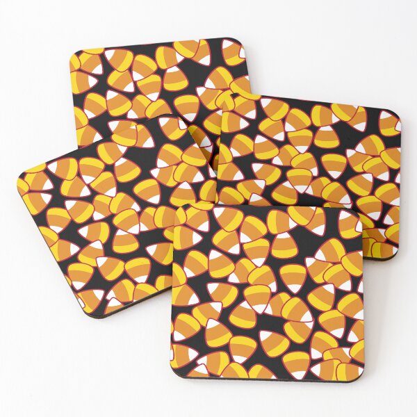 Item preview, Another Candy Corn Tile (Black) designed and sold by Zia Frazier.