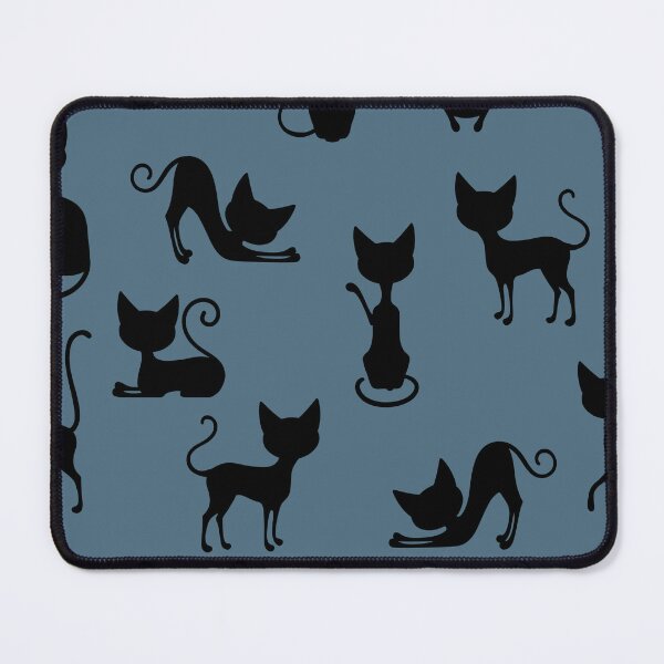 Item preview, Aegean Blue and Black Cats designed and sold by Divine Ease.