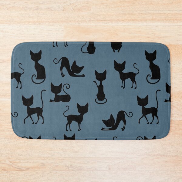 Item preview, Aegean Blue and Black Cats designed and sold by Divine Ease.