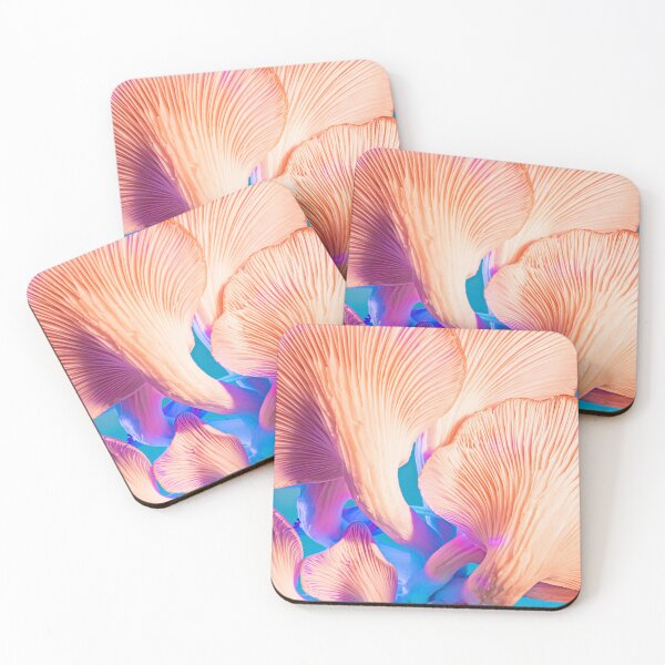 Item preview, Colorful Macro Mushrooms designed and sold by CardensGardens.