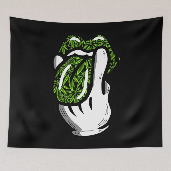 Item preview, Lick Smoke Weed Leaf Pattern Marijuana 420 Cannabis Pot Gift designed and sold by energeticcrow76.