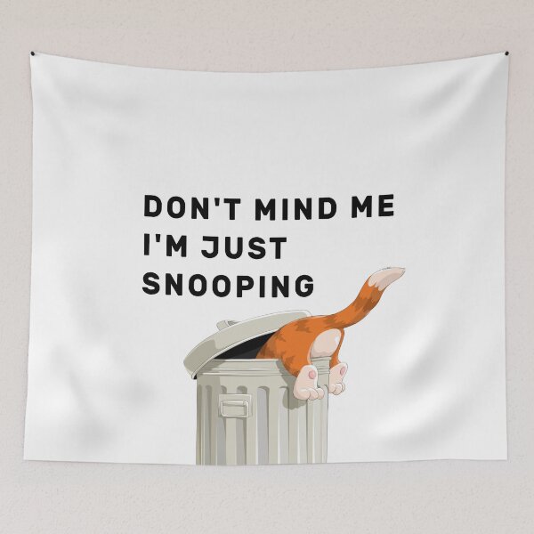 Item preview, Dont Mind Me Im Just Snooping designed and sold by NameThatShirt.