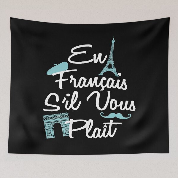 Item preview, En Francais S'il Vous Plait French Language designed and sold by TheInkElephant.