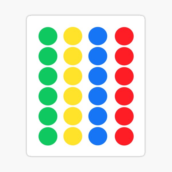 Aperçu de l'œuvre Motif amusant de couleurs primaires créée et vendue par nisscreations.