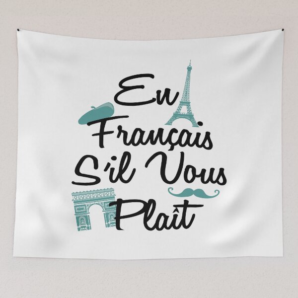 Item preview, En Francais S'il Vous Plait French Language designed and sold by TheInkElephant.