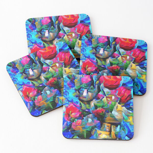 Item preview, abstract flowers designed and sold by Creaciontrompiz.