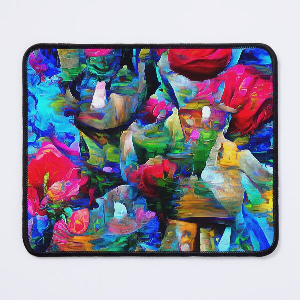 Item preview, abstract flowers designed and sold by Creaciontrompiz.