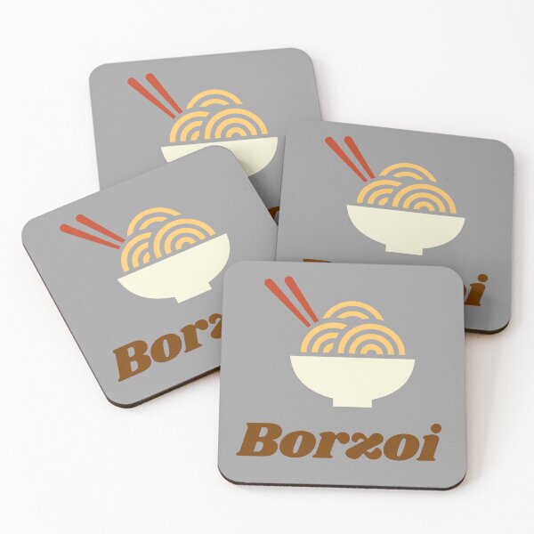 Item preview, Borzoi - The noodle dog designed and sold by Hallamalla.