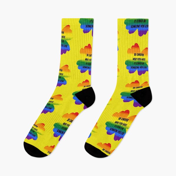 Item preview, Be Careful Who You Hate It Could Be Someone You Love Four Leaf Clover In Yellow designed and sold by LuckyKermit.