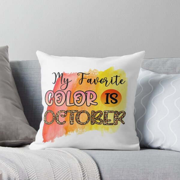 Item preview, My Favorite Color is October  - Fall Thanksgiving Gifts designed and sold by younghopes.
