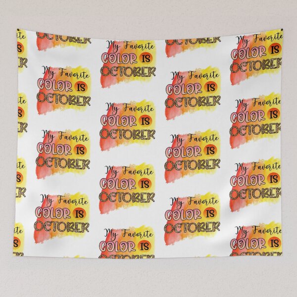 Item preview, My Favorite Color is October  - Fall Thanksgiving Gifts designed and sold by younghopes.