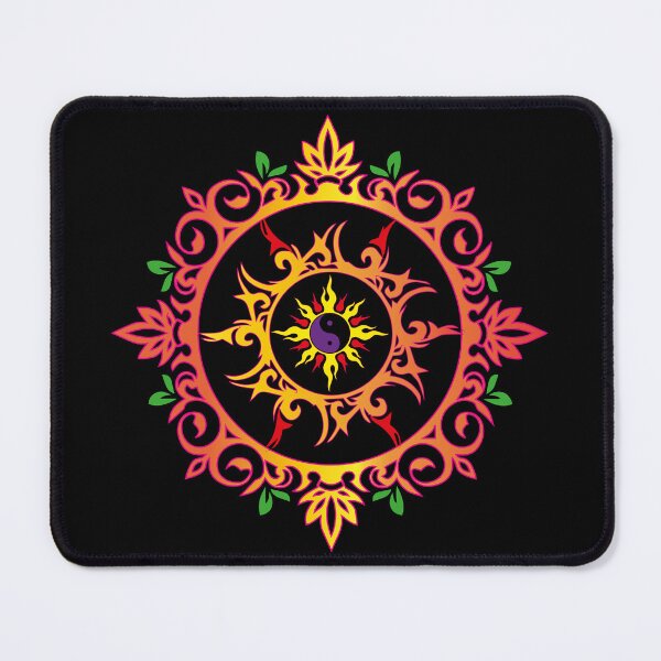 Item preview, colorful yin yang designed and sold by ArtForWicca.