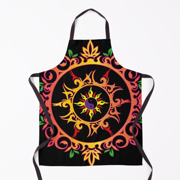 Item preview, colorful yin yang designed and sold by ArtForWicca.