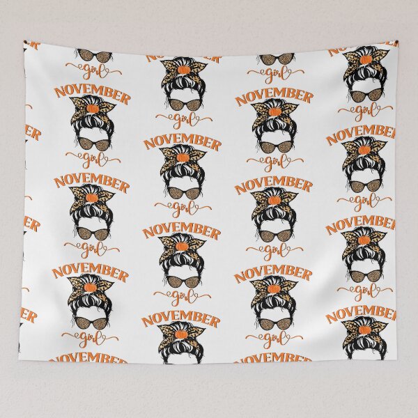 Item preview, November Girl - Fall Thanksgiving Gifts designed and sold by younghopes.