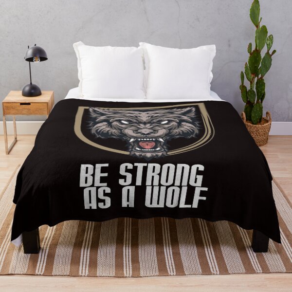Item preview, Be Strong As A Wolf designed and sold by shirtlees.