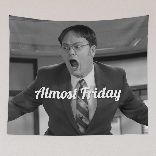 Item preview, Dwight Schrute | Almost Friday, The Office designed and sold by CollegeArt.