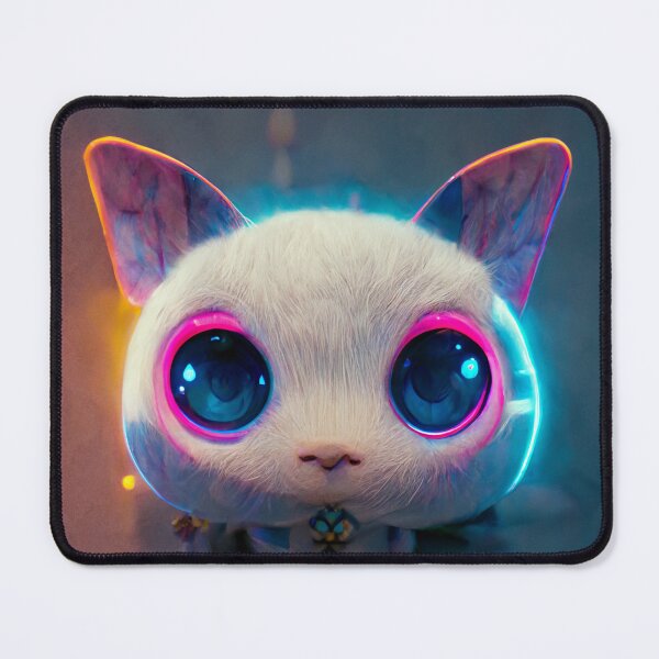 Item preview, NeonKittyCat designed and sold by CuteFluffyArt.