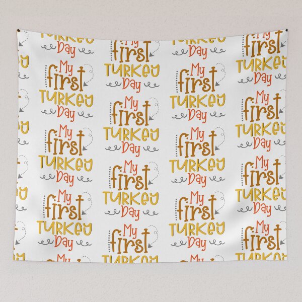 Item preview, My First Turkey Day- Fall Thanksgiving Gifts designed and sold by younghopes.
