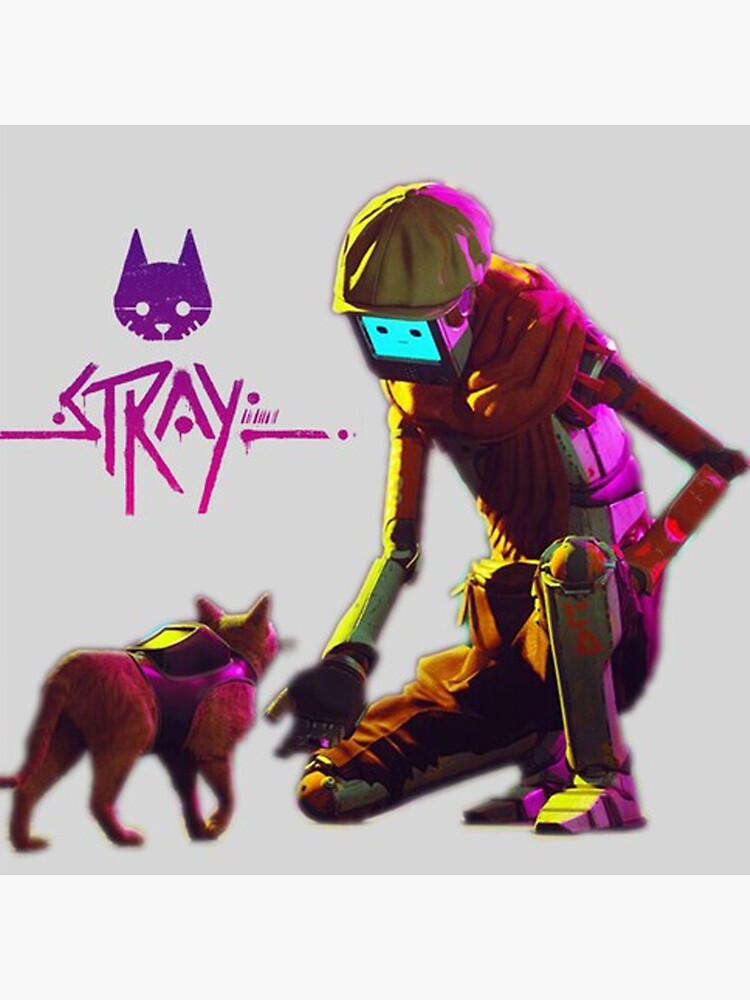 Stray Cat Game Cyberpunk  Mouse Pad for Sale by MarinaLexaArt