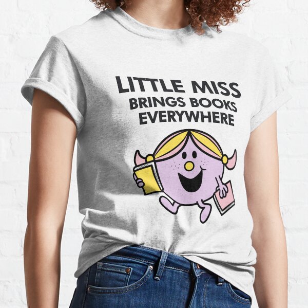 little miss brings books everywhere Classic T-Shirt