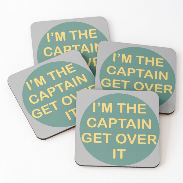 Item preview, I’m the captain, get over it designed and sold by The Onboard  Artist.
