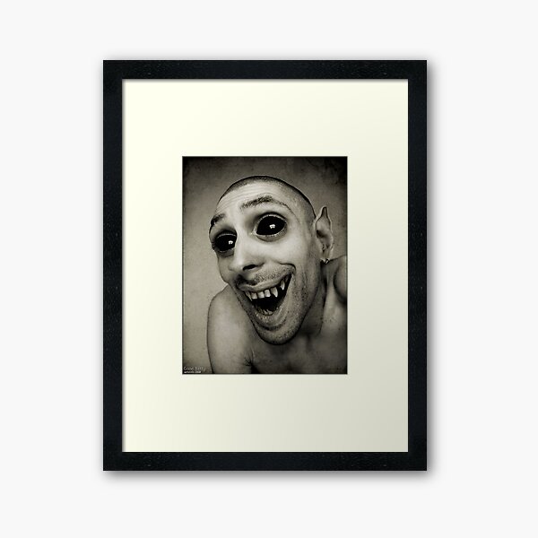 Gone Batty Framed Art Print