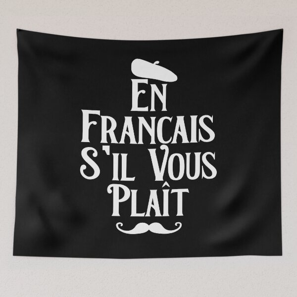 Item preview, En Francais S'il Vous Plait French Language designed and sold by TheInkElephant.