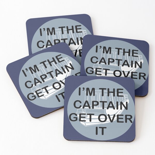 Item preview, I’m the captain, get over it! Narrowboat edition  designed and sold by The Onboard  Artist.