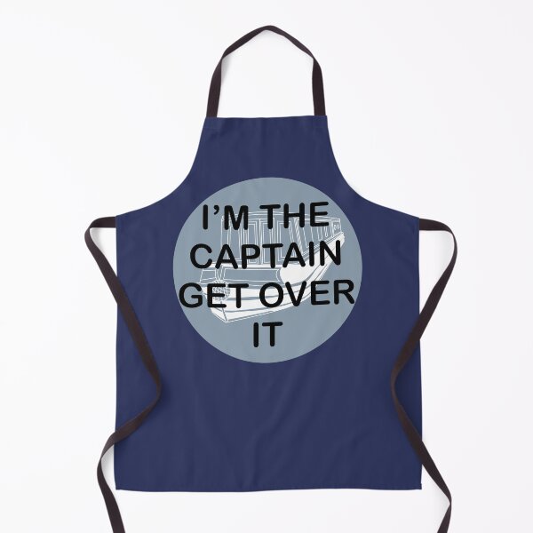Item preview, I’m the captain, get over it! Narrowboat edition designed and sold by The Onboard Artist.
