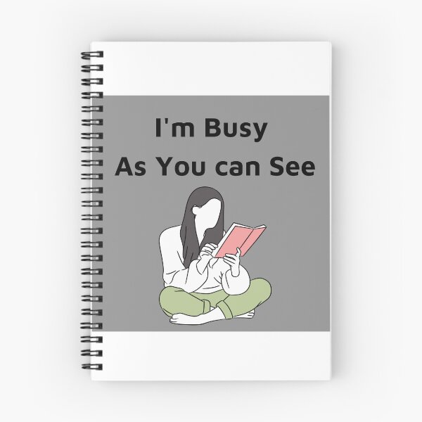 Item preview, i'm busy as you can see reading designed and sold by iamkamelo.