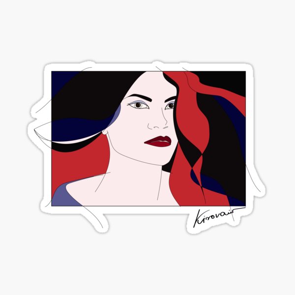 Artikel-Vorschau von Gala #woman #girl #beauty #fineart #popart #home #decor #fashion #buyart #artprint #minimal #drawing, designt und verkauft von Kirovair.