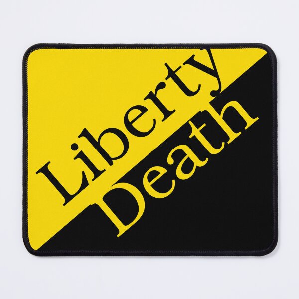 Item preview, Liberty or Death on an Ancap flag designed and sold by SolarCross.