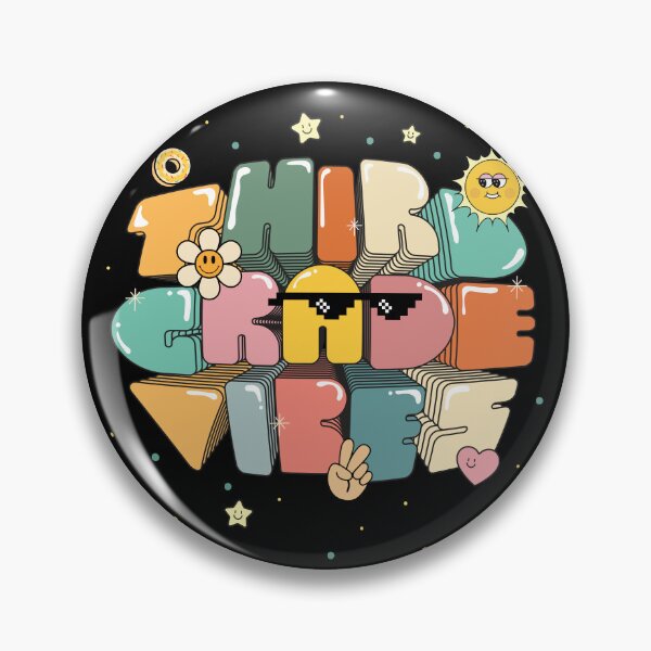 Item preview, Third Grade Vibes - 3rd Grade Team Retro 1st Day of School designed and sold by Mercheesy.